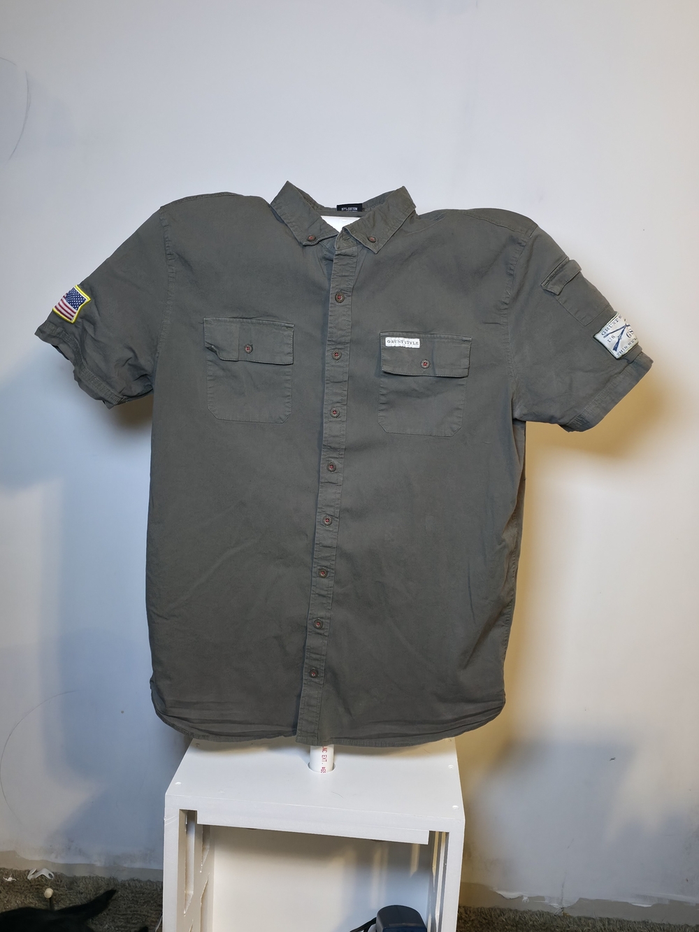 Men's Grunt Style Button Down Shirt